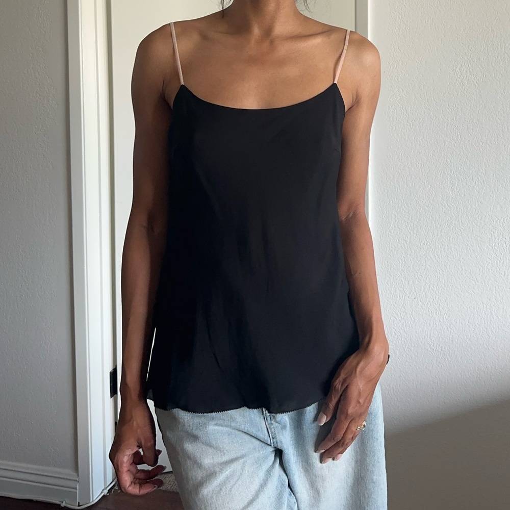 Biyan Black Camisole Top | Indonesian Luxury Designer | Size S